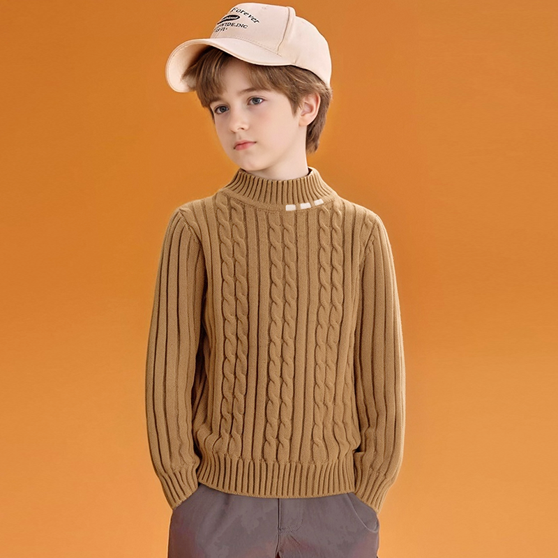 男童毛衣秋冬2025新款儿童半高领加厚针织衫中大童加绒打底毛线衣,淘宝优惠券,粉丝福利购,淘宝优惠卷