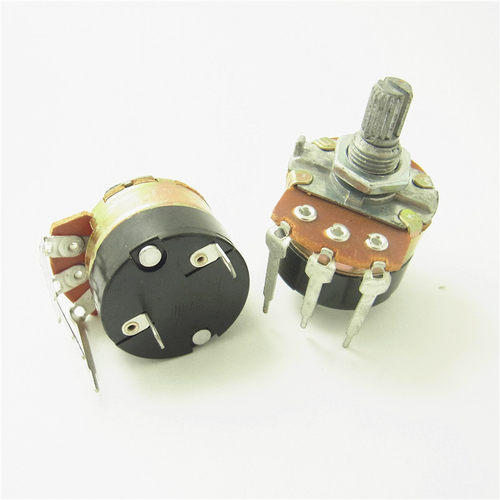 WH138 B1M 单联电位器 带开关电位器 阻值1000K 柄长15MM 现货 - 图1
