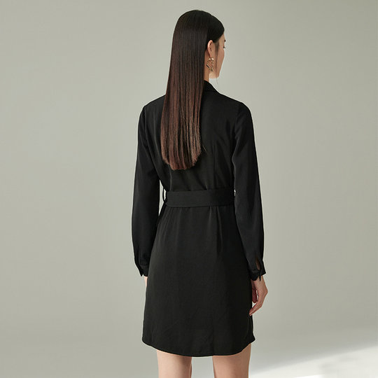 MOFAN Mofanqiu new black dress