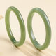 Impression eye Hetian jade round strip light clear water bracelet jade bracelet