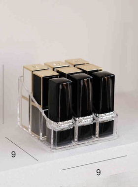 浴室柜彩妆化妆品镜柜摆件样板间卫生间浴室眼影粉底液口红收纳盒