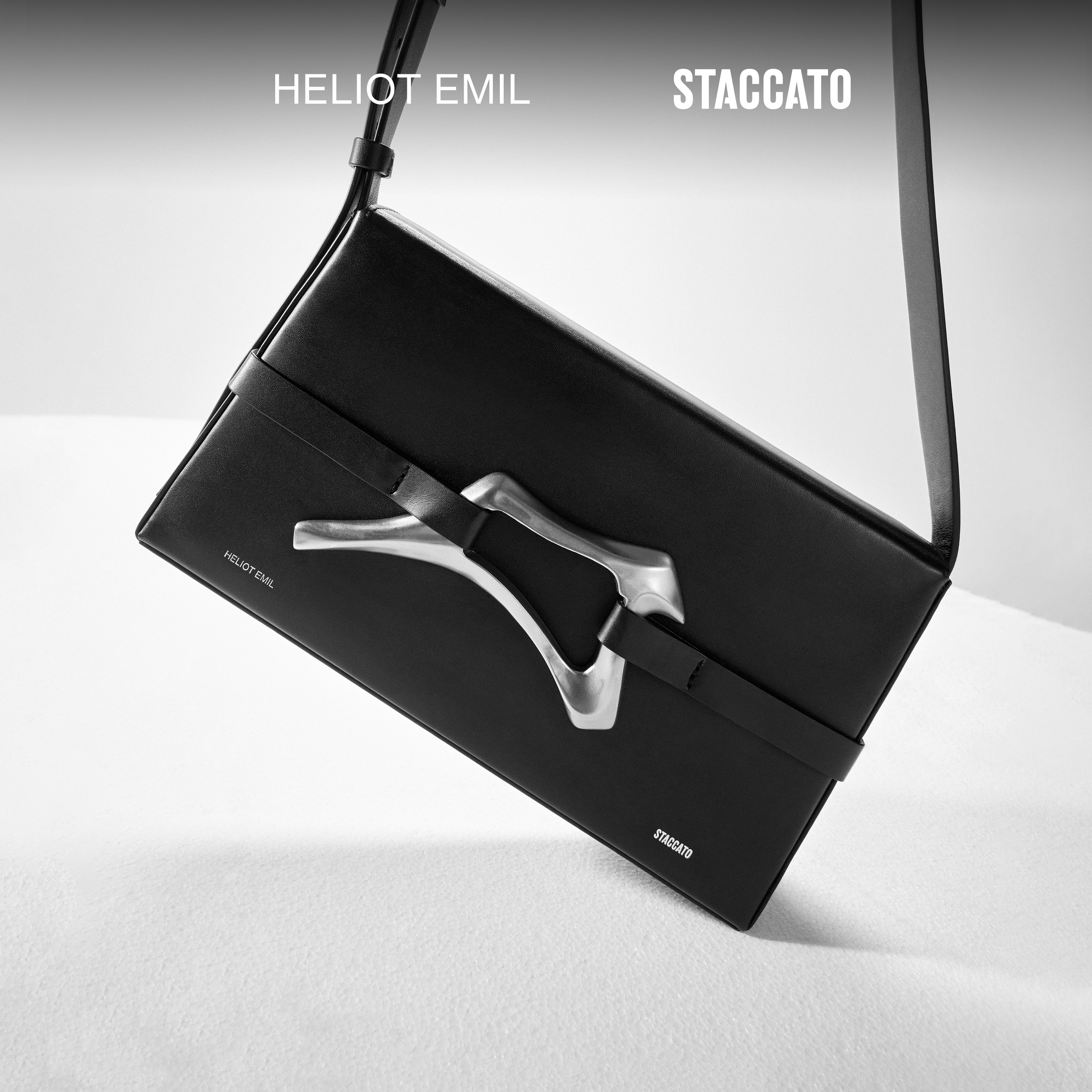 STACCATOxHELIOT EMIL联名款无界幻象盒子包单肩包女包X8058DX4
