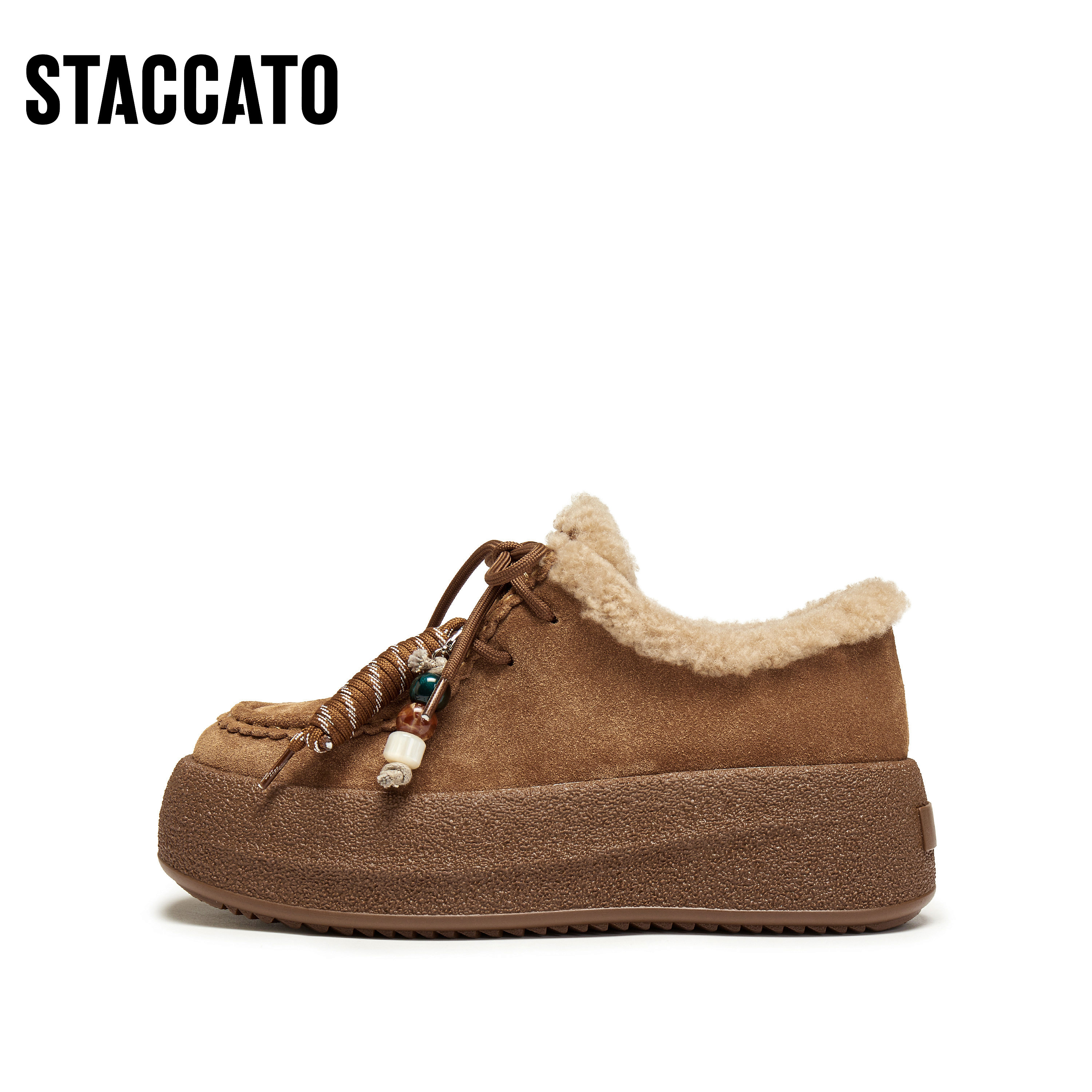 思加图新款复古运动休闲鞋厚底增高深口鞋加绒单鞋女鞋子J0261CM5,淘宝优惠券,粉丝福利购,淘宝优惠卷