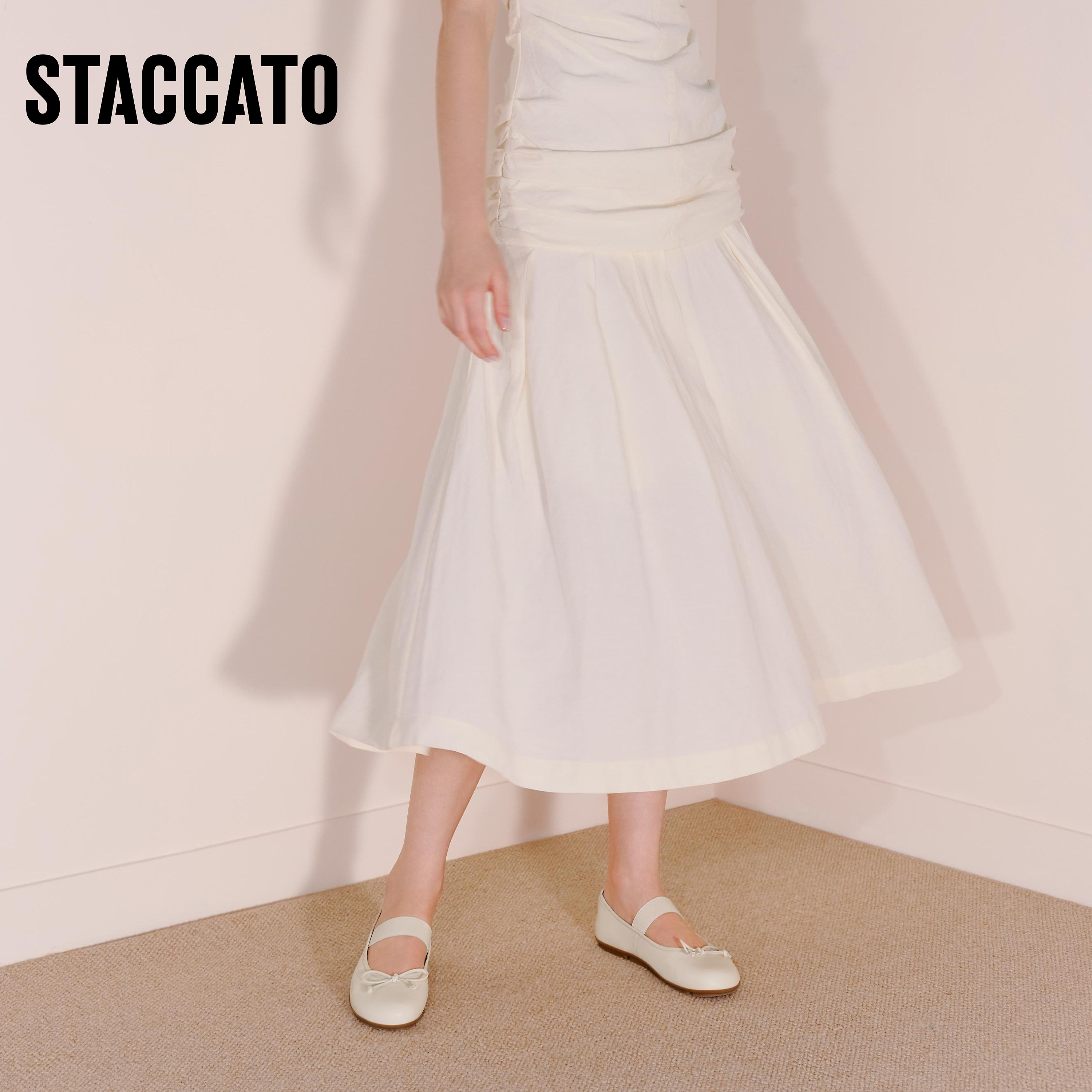 思加图新款法式芭蕾舞鞋平底鞋浅口鞋单鞋温柔女鞋子EG705CQ5,淘宝优惠券,粉丝福利购,淘宝优惠卷