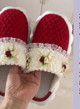 手工diy婚鞋送闺蜜结婚礼物
