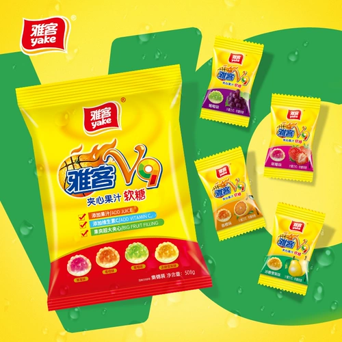 雅客 Полная сумка с бомбардировкой сэндвичи с бомбами 508G сахар