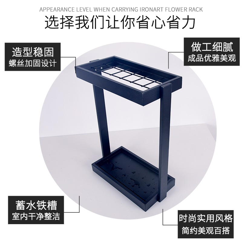 雨伞架不带锁12格长伞折叠收纳两用居家酒店大堂可定制logo - 图0