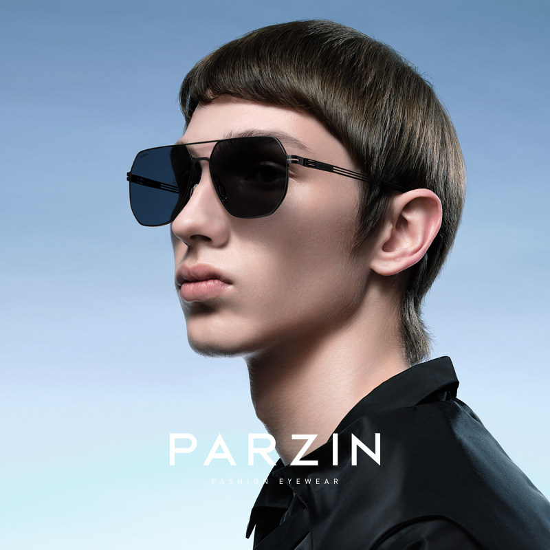 帕森偏光太阳男复古个性双梁墨镜 帕森太阳眼镜