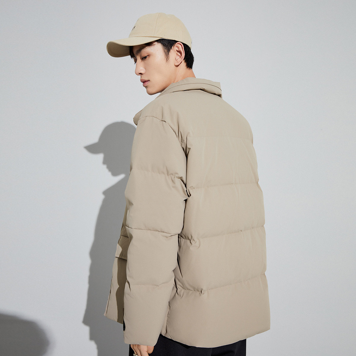 太平鸟男装冬季新品立领潮流面包服 太平鸟男装羽绒服