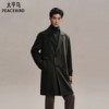 PEACEBIRD Men's Casual Woolen Coat Fit Classic Fashion Tencel Fiber Men's Coat