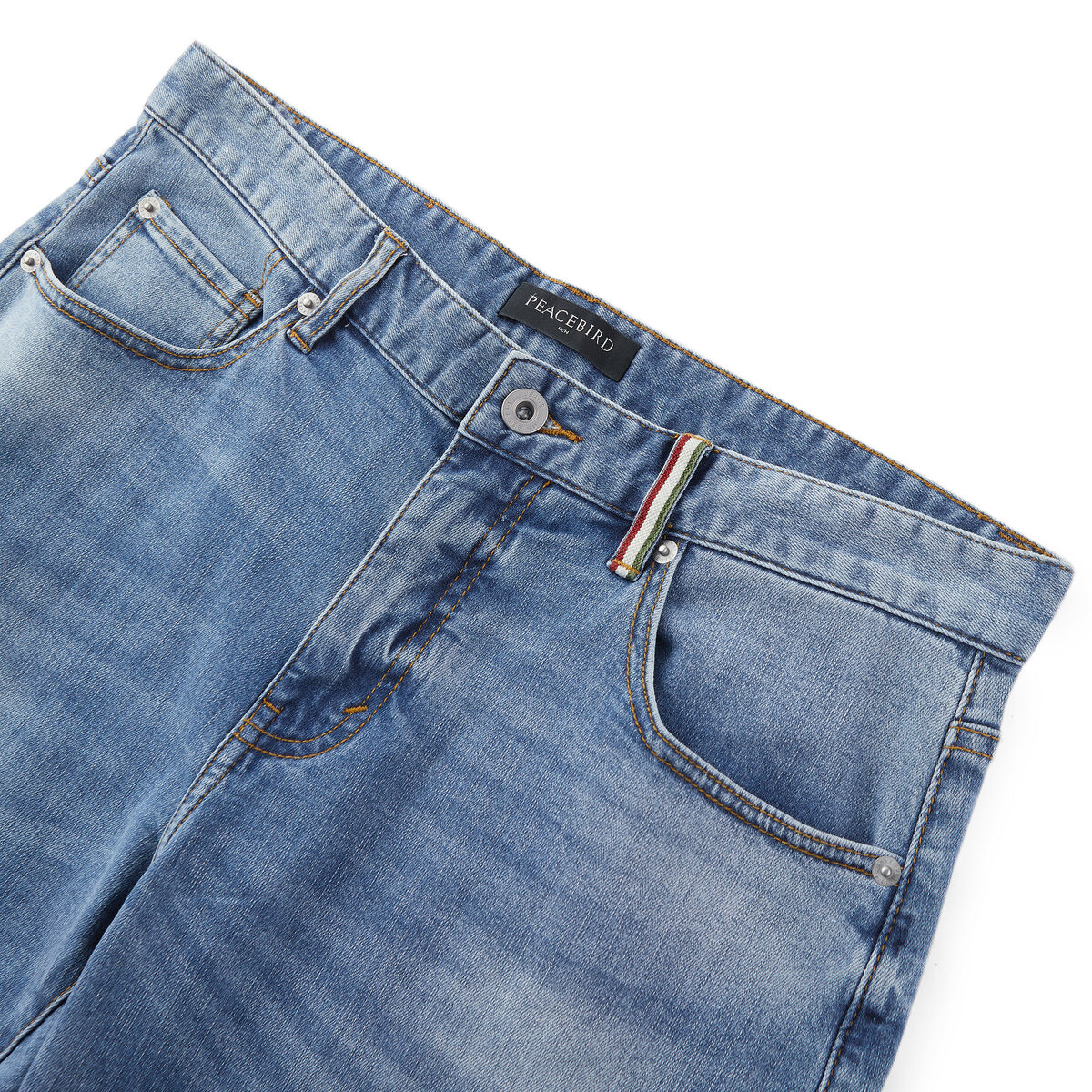 【商场同款】太平鸟男装新款牛仔裤 太平鸟男装牛仔裤