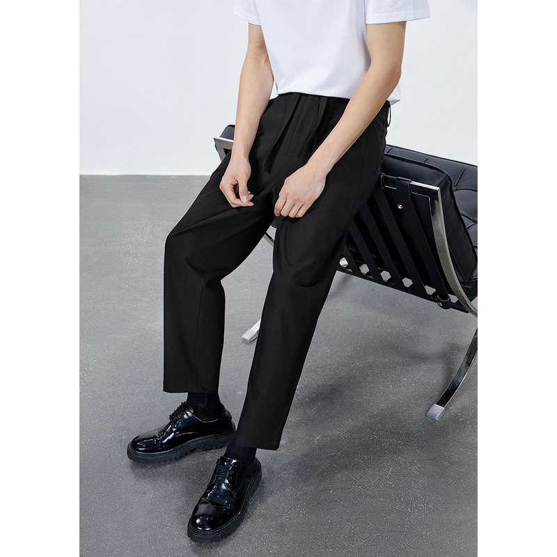 太平鸟男装春秋垂感西装裤男休闲裤 太平鸟男装休闲裤