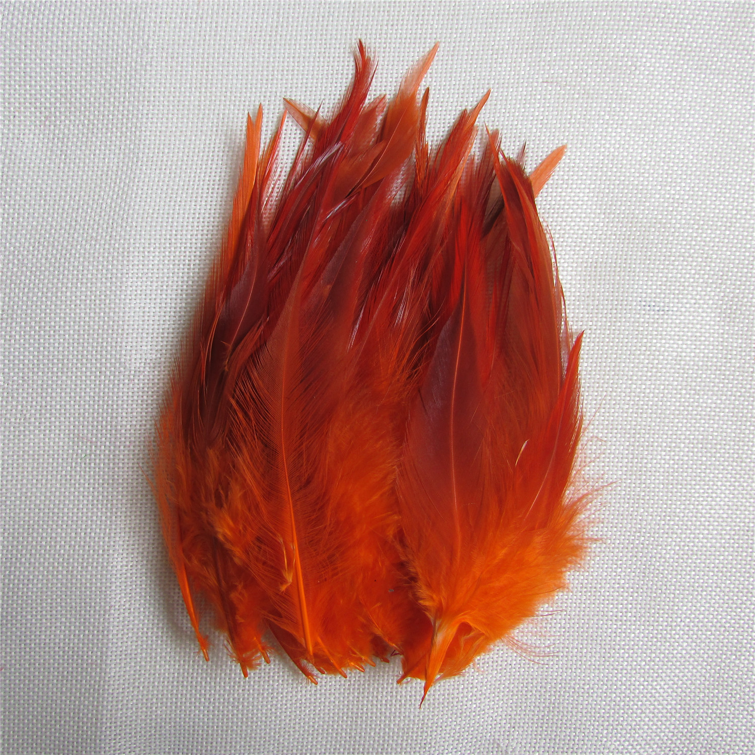 DIY羽毛彩色红尖野鸡毛 捕梦网帽子服装鞋子装饰饰品辅料配件包邮 - 图2