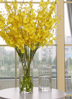 玻璃花瓶客厅花器淇鹏玻璃北欧