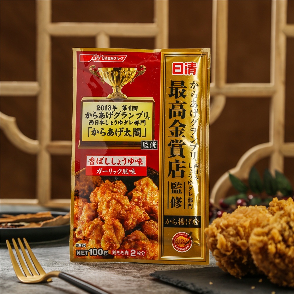 日清蒜香炸鸡粉100g油炸粉酥鸡串烧烤裹粉香炸鸡酥脆粉炸小酥肉-图2