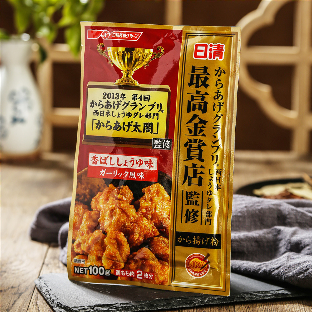 日清蒜香炸鸡粉100g油炸粉酥鸡串烧烤裹粉香炸鸡酥脆粉炸小酥肉-图3