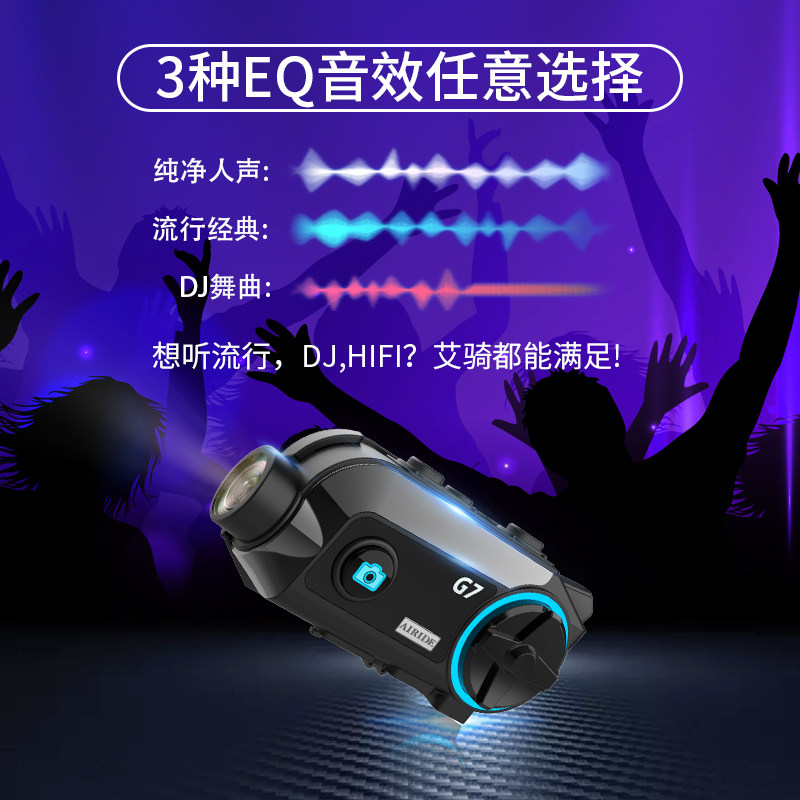 Мотошлем с Bluetooth-гарнитурой и видеорегистратором Airide G7