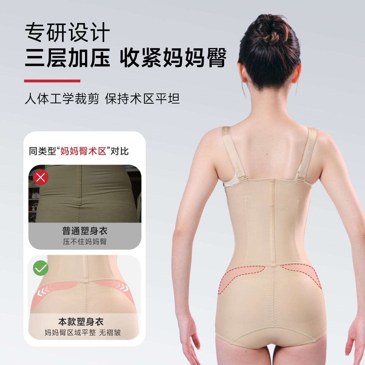 倩美腰腹吸脂连体塑身衣抽脂术后塑形美体收腹医美专用体雕束身衣,淘宝优惠券,粉丝福利购,淘宝优惠卷