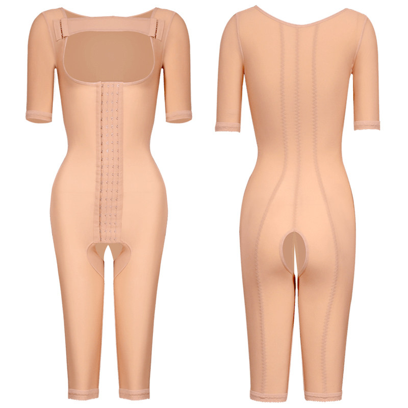 产后全身强压收腹收盆骨束腰塑身衣 janmy塑身连体衣