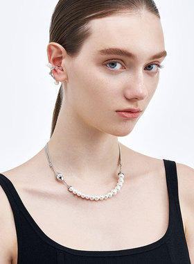 水流包若珍珠高级感项链