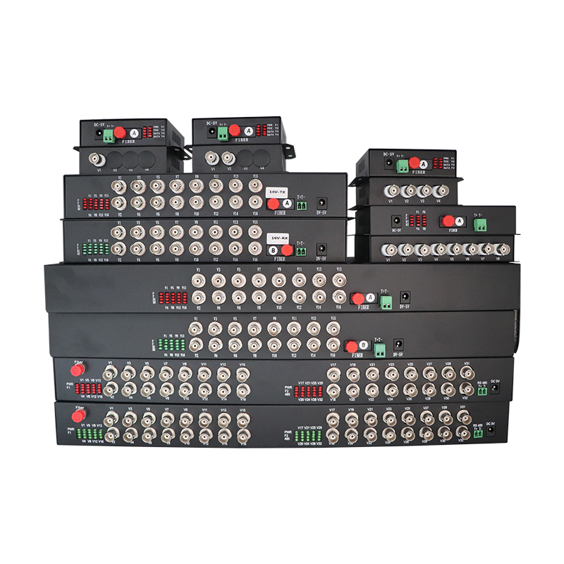 aopre欧柏视频光端机 1路2路4路8路16路32路模拟视频光端机 加1路485反向数据监控光端机转光纤收发器 1对