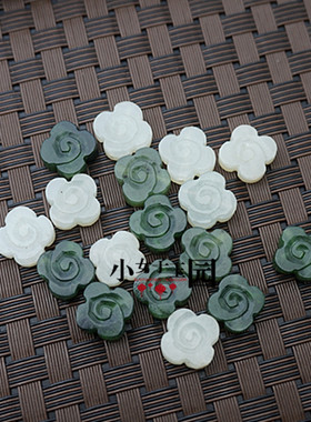 手链配饰手串手链小花和田玉