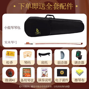 凤灵小提琴官方旗舰店小提琴儿童初学者实木成人演奏手工学生考级