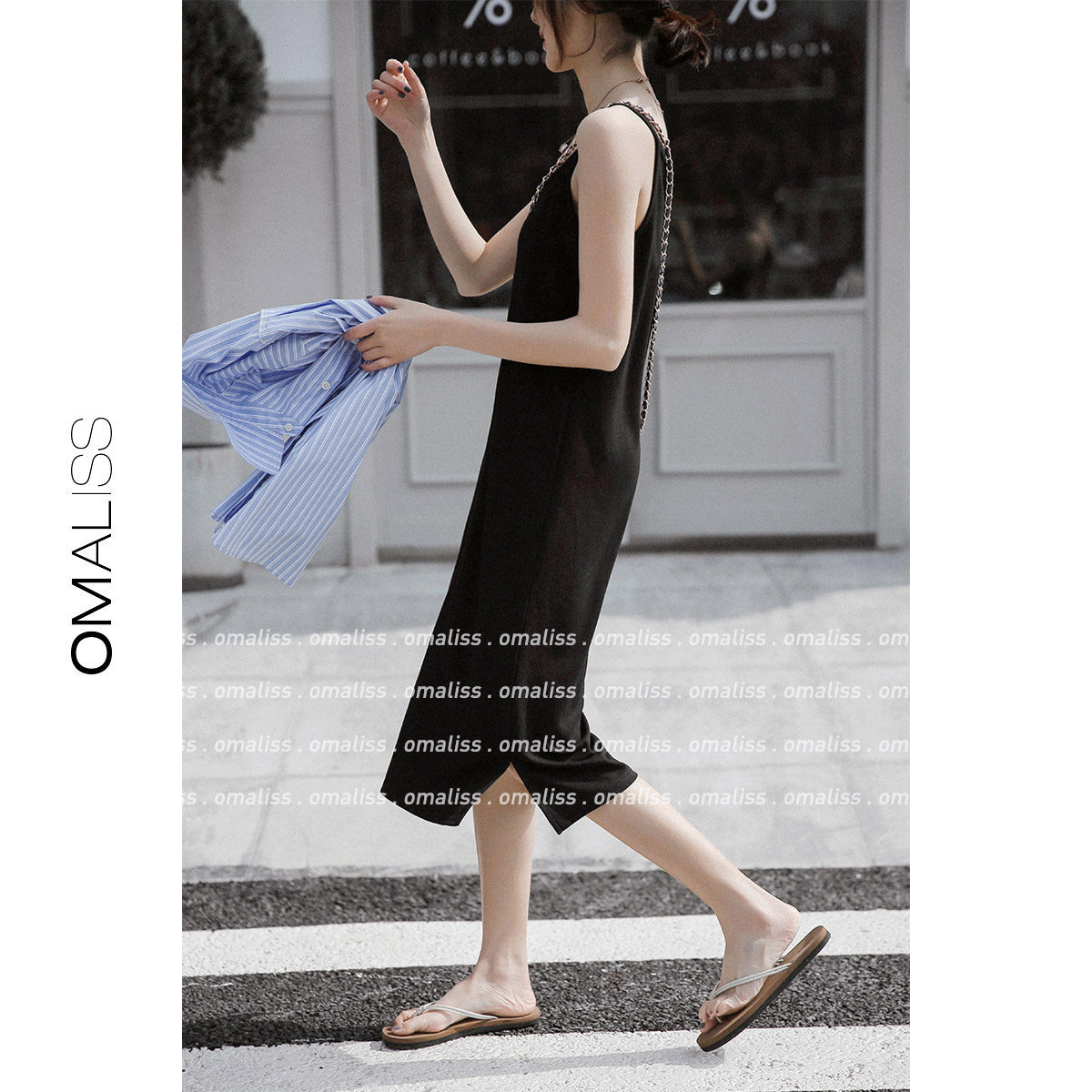2023年法式赫本风连衣裙小打底裙子 omaliss服饰连衣裙