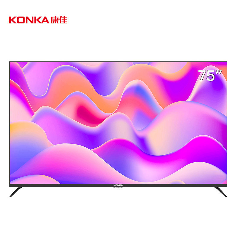 konka 75g5u 75英寸电视机液晶屏幕 康佳鸿鸣平板电视
