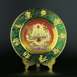 龙腾盛世摆件家居玄关客厅办公室装饰摆盘工艺品会销礼品摆件