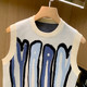 Autumn and winter crew neck sweater vest casual knitted vest