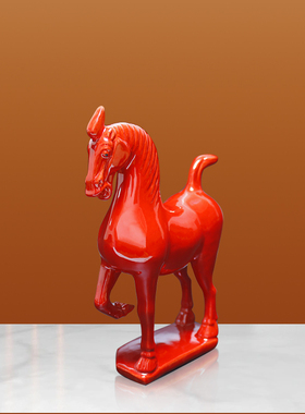 唐三彩陶瓷装饰工艺品开业礼品