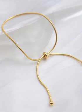 素链伸缩可调节蛇骨粗手链