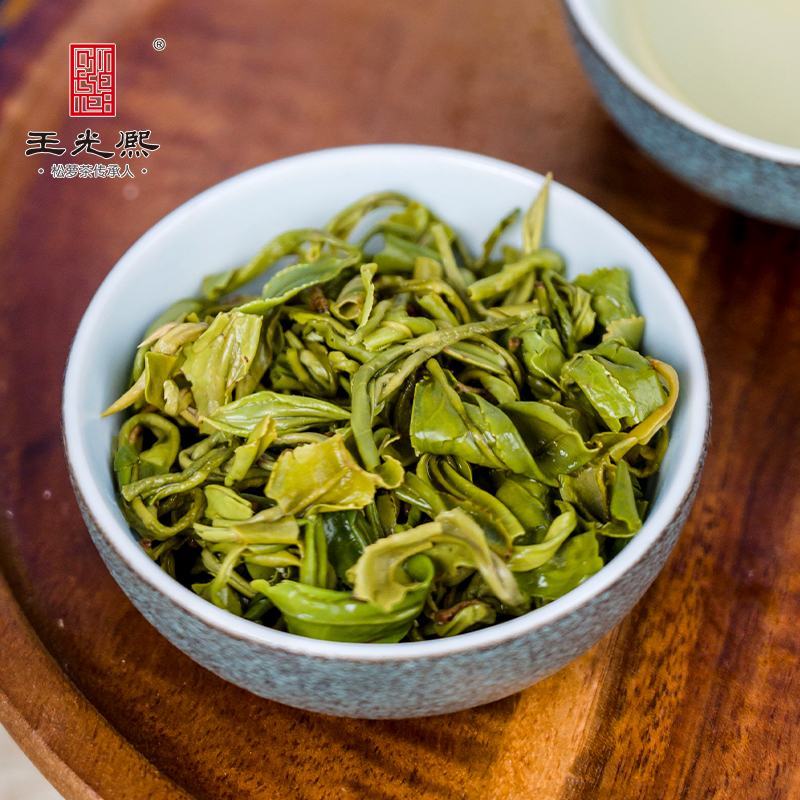 【商务好礼】2025松萝炒青绿茶灵犀盒一袋一泡王光熙伴手茶礼120g - 图2