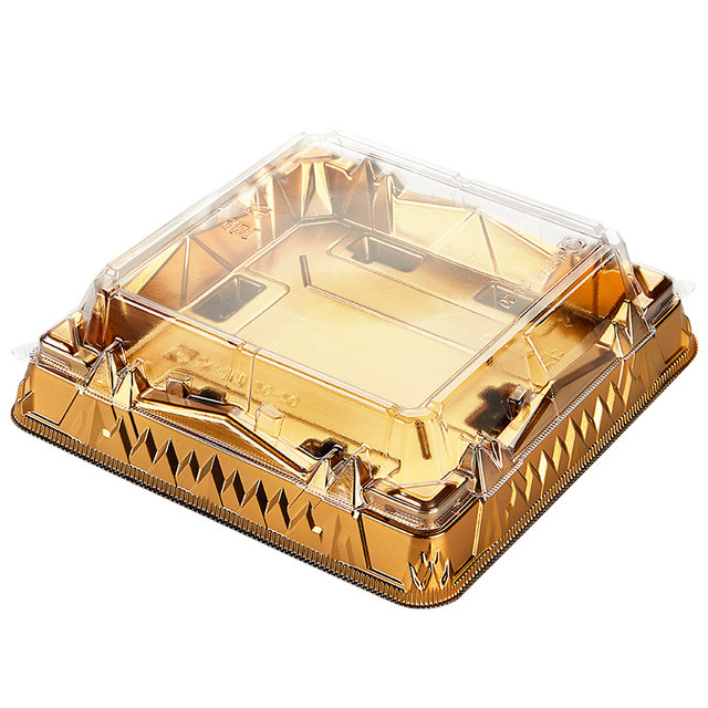 Golden sushi packaging box ready to ship