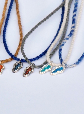 男女通用洱海系列银饰吊坠项链