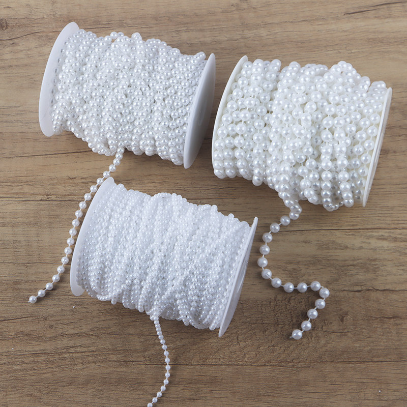 珍珠配饰链条花束装饰流苏花艺包装材料花店用品手工DIY长珍珠链,淘宝优惠券,粉丝福利购,淘宝优惠卷