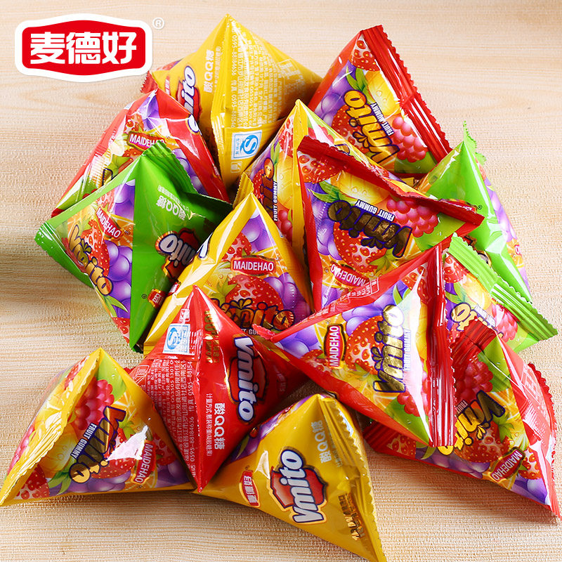 麦德好酸软糖散装500克水果味橡皮糖小零食宝宝生日婚庆结婚喜糖,淘宝优惠券,粉丝福利购,淘宝优惠卷