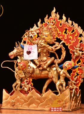 尼泊尔手工吉祥天母护法摆件