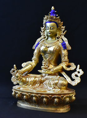 地藏王菩萨密宗鎏金保平安佛像