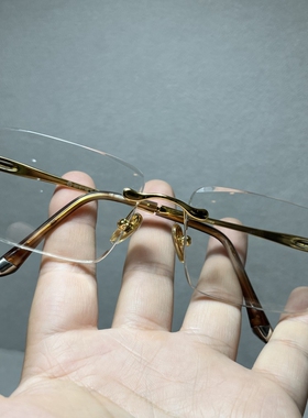 水晶眼镜男款石头镜清凉养眼