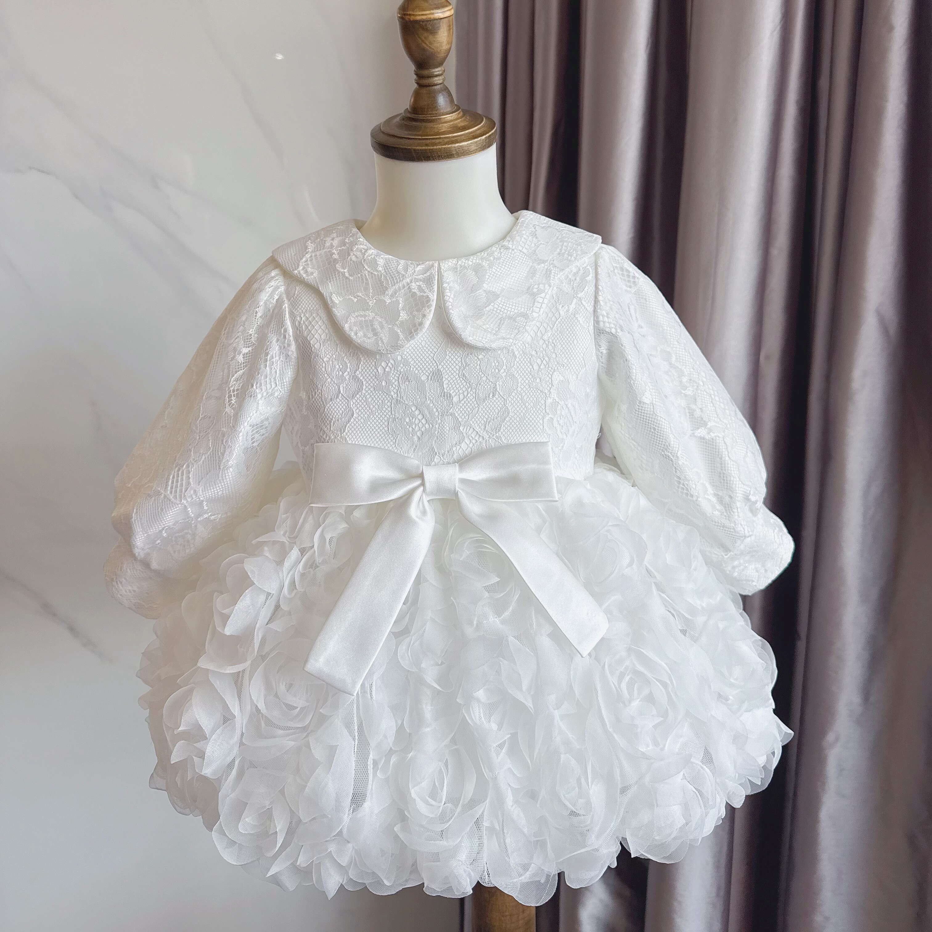 女童裙子冬季洋气女宝宝生日周岁礼服新款小女孩连衣裙长袖公主裙,淘宝优惠券,粉丝福利购,淘宝优惠卷