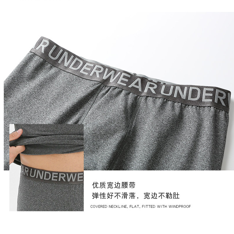 Men's Thermal Underwear Set Winter Warm Men Thick Long Johns - 图3