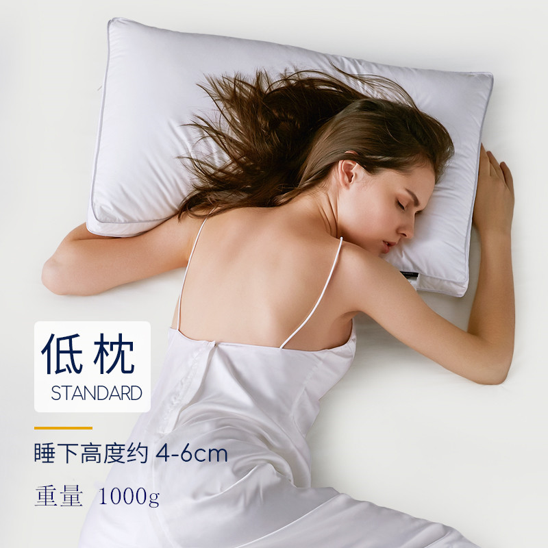 Bed Pillows comfortable pillow core Pillow Hotel 舒适棉枕头 - 图2