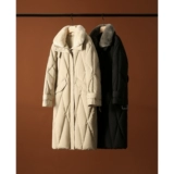 の 95 White Goose Velvet Fluffy 750 Series Long Down Jacket