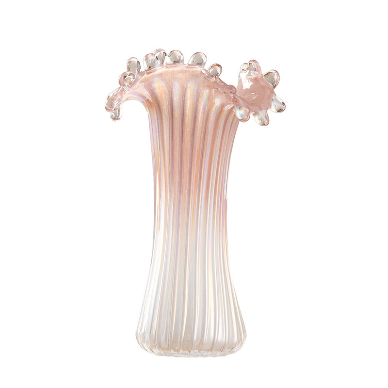 中古水滴口琉璃花瓶玻璃鲜花家居摆件水培容器礼物装饰品工艺品,淘宝优惠券,粉丝福利购,淘宝优惠卷