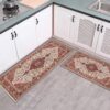 Home bathroom absorbent anti-slip door bathroom floor mat