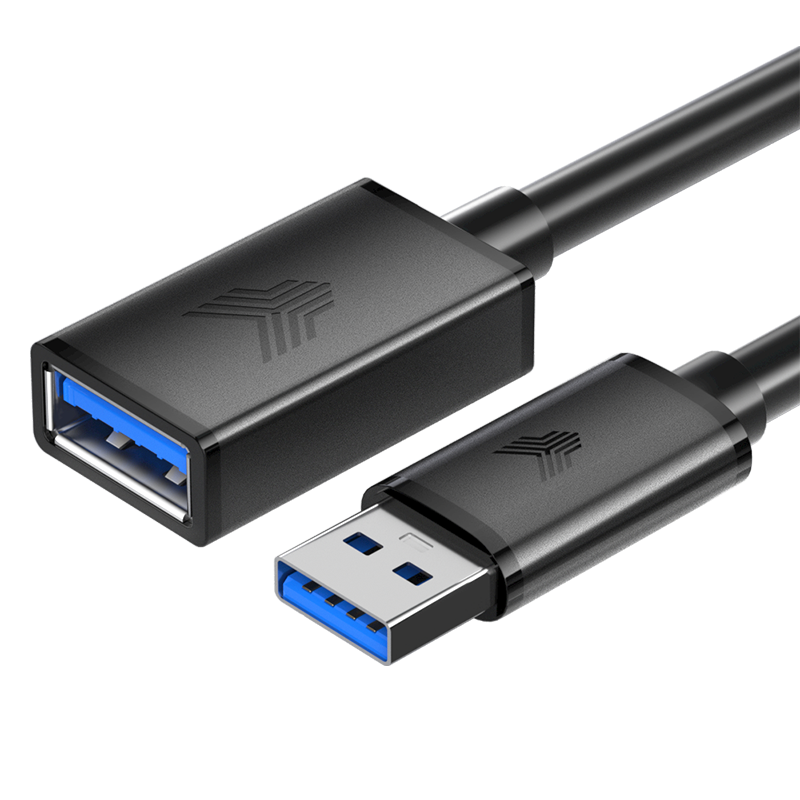 USB3.0延长线公对母数据线高速2.0手机充电无线网卡打印机车载连接U盘鼠标键盘接口转接延长1/2/3/5米加长 - 图0