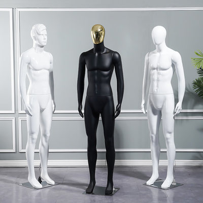 男模特人体全身道具男装店假人模型橱窗镂空金银服装店衣服展示架 虎窝淘