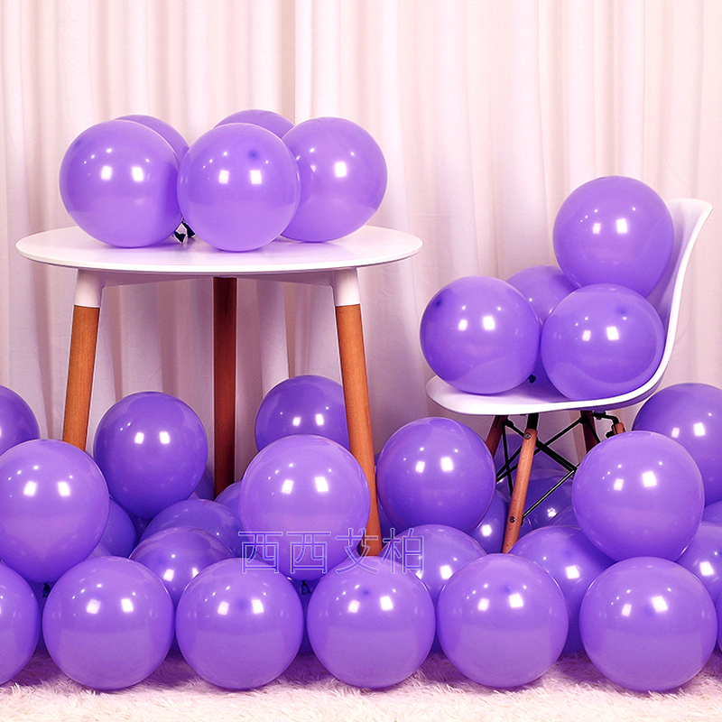 加厚哑光气球结婚彩色汽球幼儿园教室圣诞节场景生日布置开业庆典 - 图2